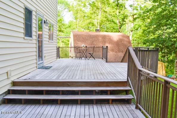 488 Summit Road Richmond, MA 01254 - Photo 43 of 44 a view of outdoor space with deck and yard
