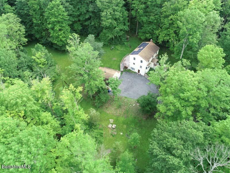 488 Summit Road Richmond, MA 01254 - Photo 6 of 44 an aerial view of residential house with outdoor space and trees all around