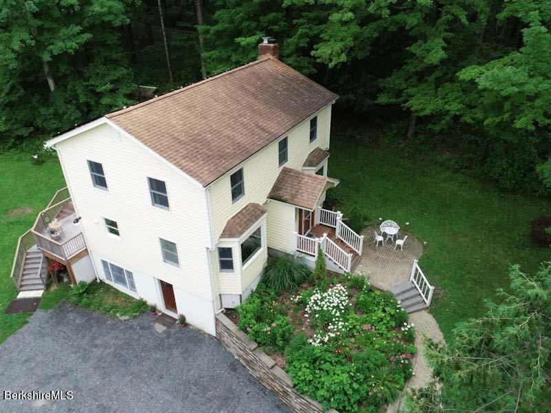 488 Summit Road Richmond, MA 01254 - Photo 8 of 44 an aerial view of a house with a yard