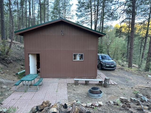 7345 Crown King Road Crown King, AZ 86343 - Photo 21 of 22 a view of backyard of house with seating space