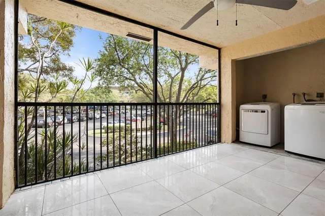 a view of a large window with an outdoor space
