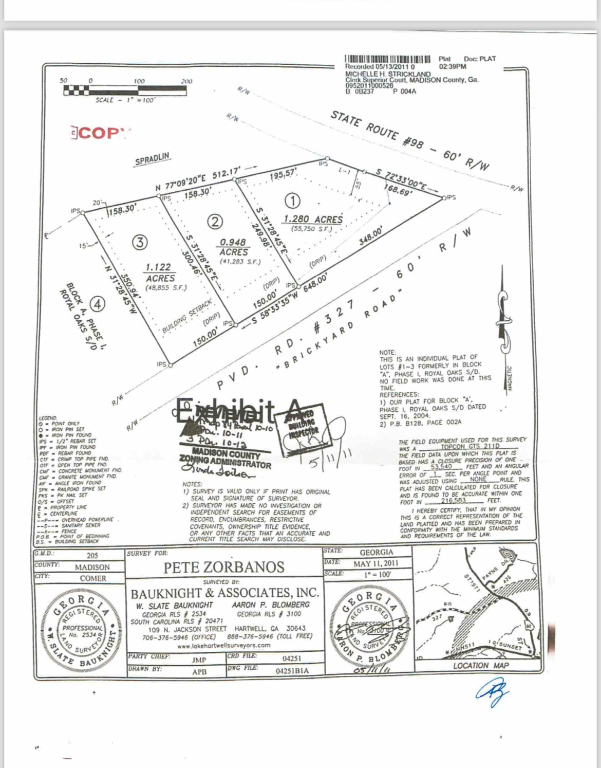 84 Brickyard Road Comer, GA 30629 - Photo 1 of 11 Plat