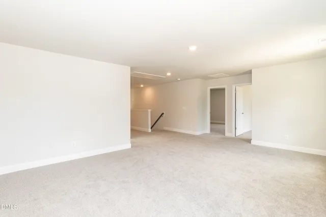 a view of a window in an empty room