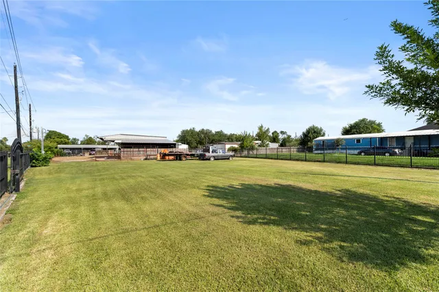 a view of a lake with houses