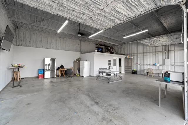 a view of a car garage