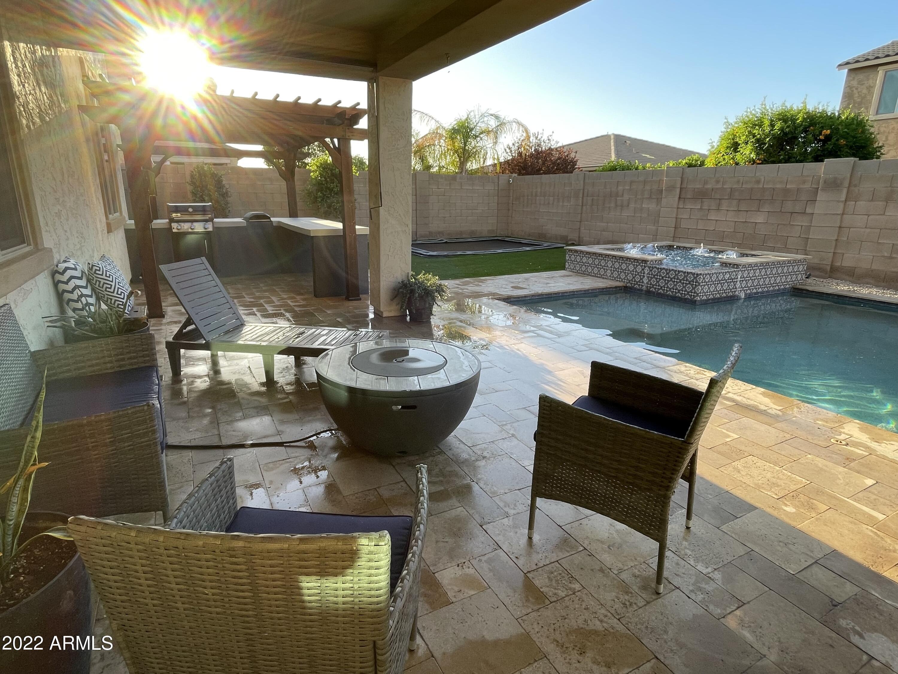 20060 Rosa Road Queen Creek, AZ 85142 - Photo 38 of 46 Backyard from back door