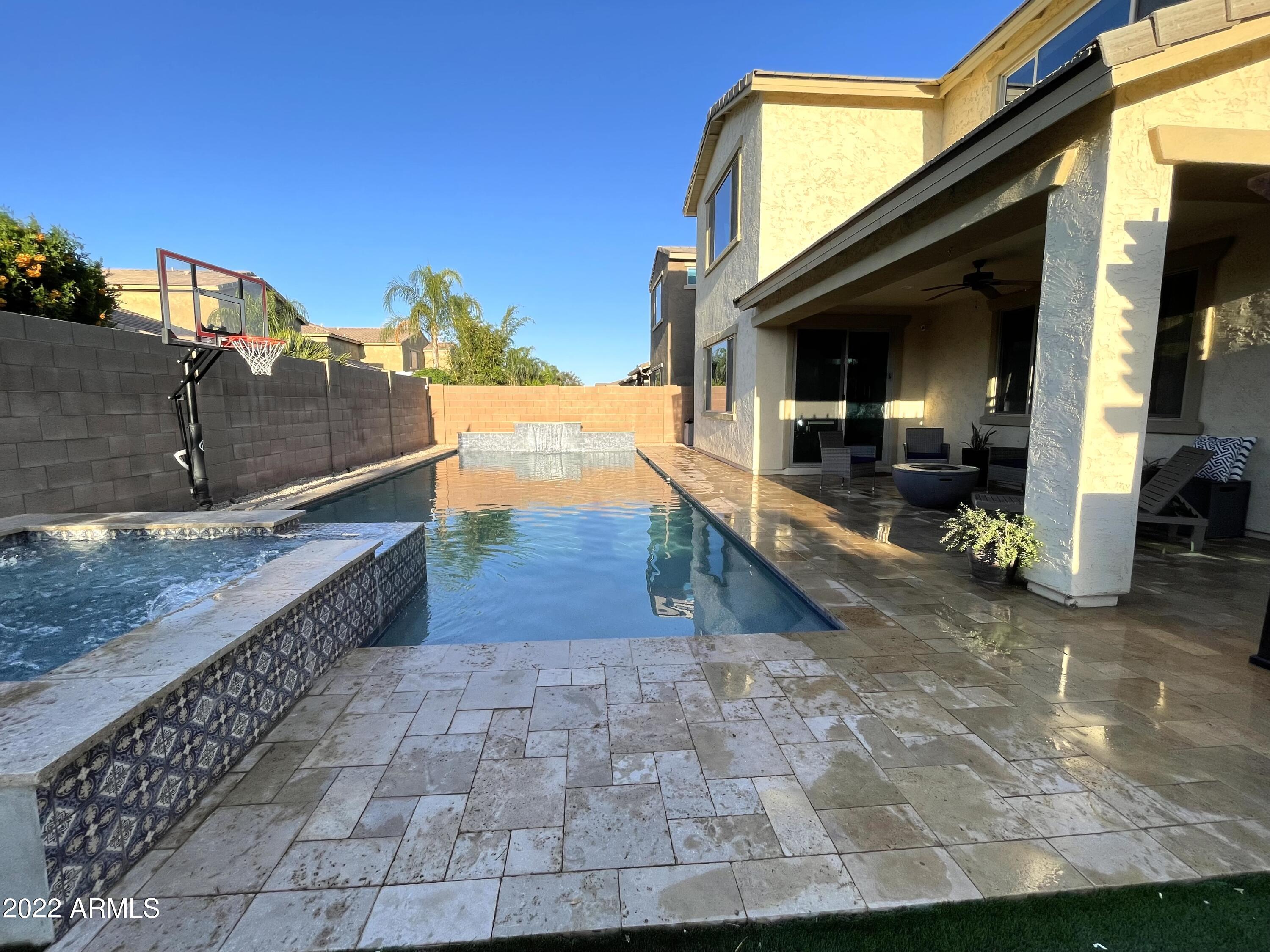 20060 Rosa Road Queen Creek, AZ 85142 - Photo 42 of 46 Jacuzzi Pool looking East