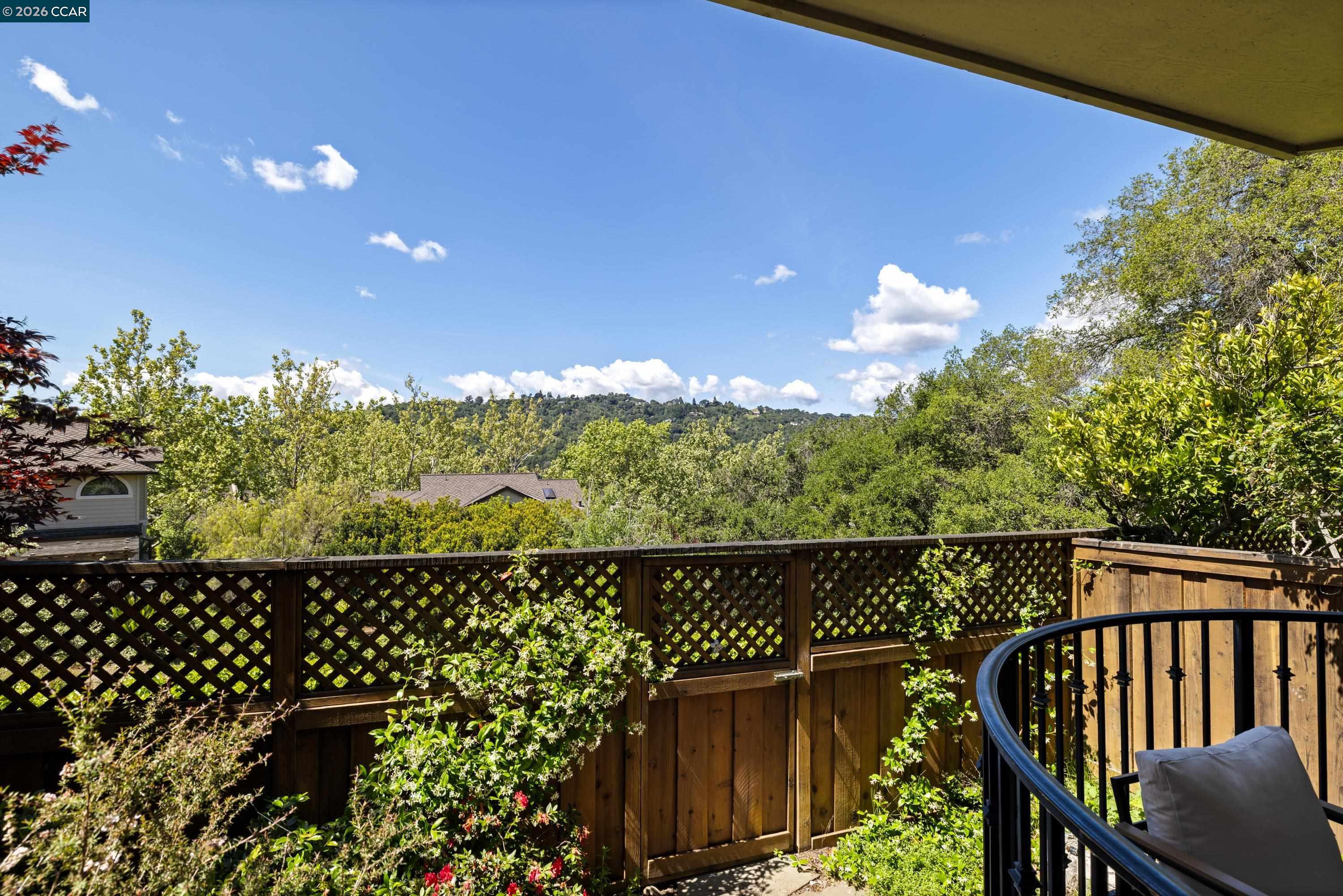 467 Beacon Ridge Lane Walnut Creek, CA 94597 - Photo 39 of 48 a balcony with an outdoor view