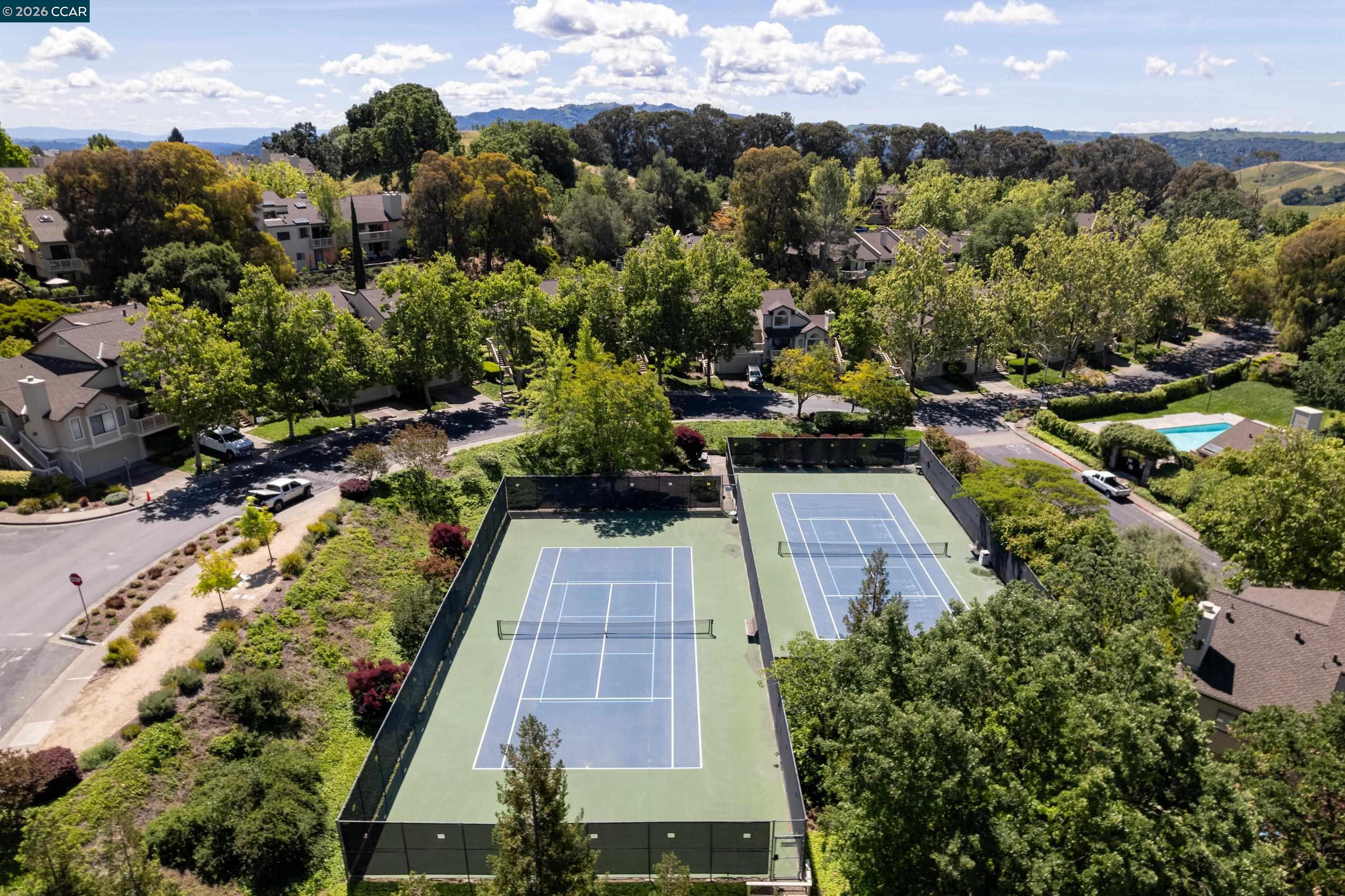 467 Beacon Ridge Lane Walnut Creek, CA 94597 - Photo 45 of 48 an aerial view of house with yard