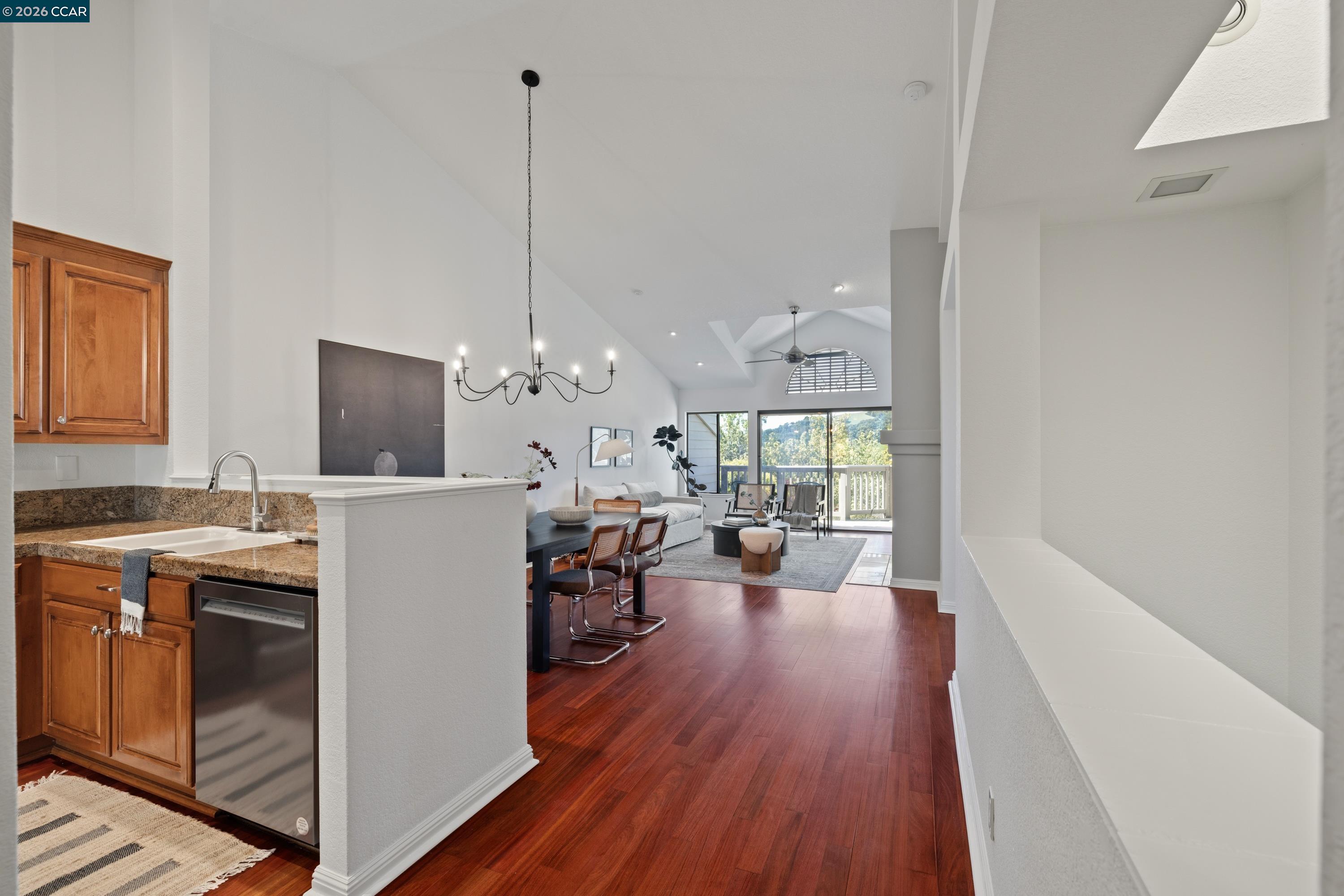 467 Beacon Ridge Lane Walnut Creek, CA 94597 - Photo 6 of 48 a view of a kitchen and dining room