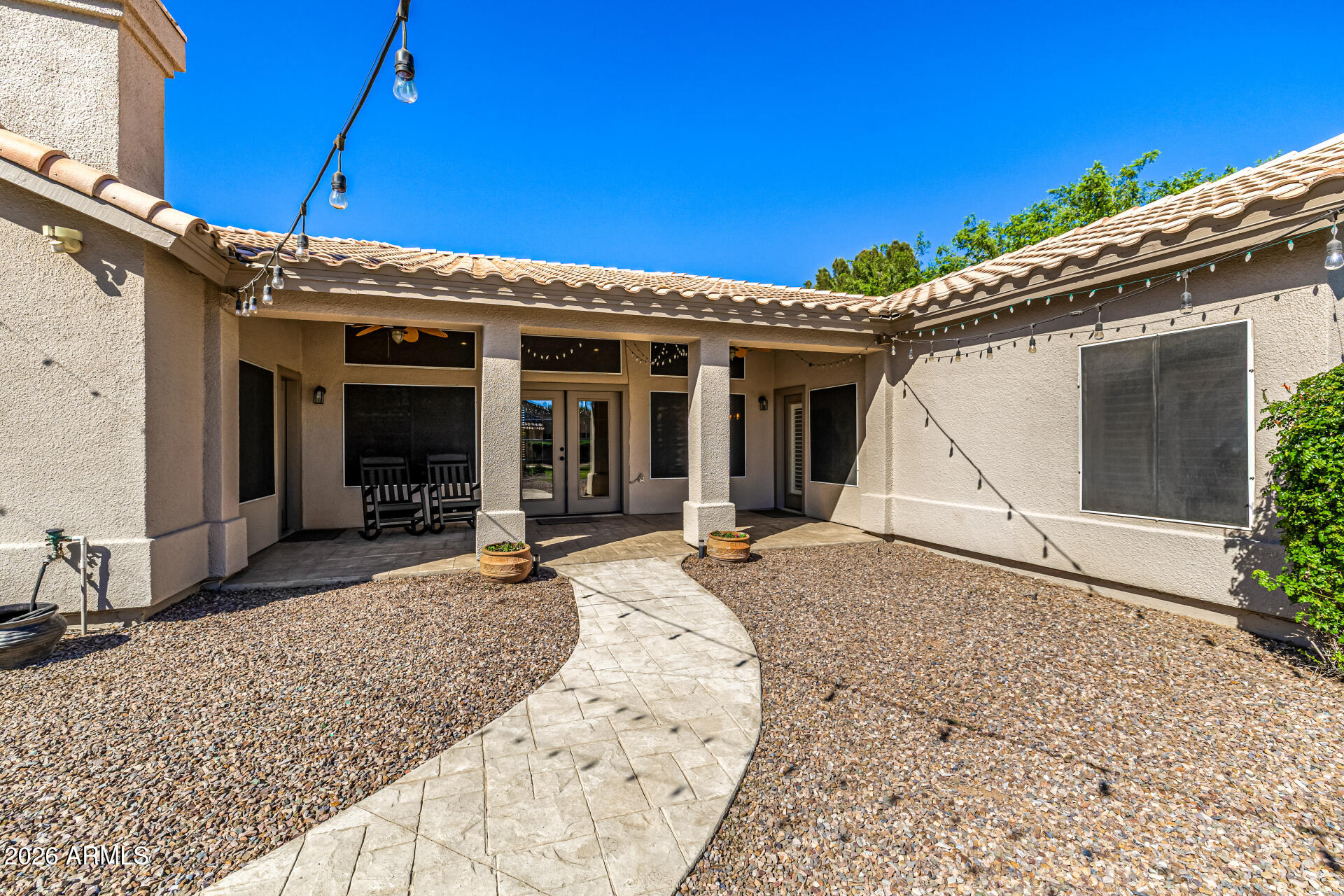 2187 East Finley Street Gilbert, AZ 85296 - Photo 68 of 89 a view of a house with wooden floor and potted plants