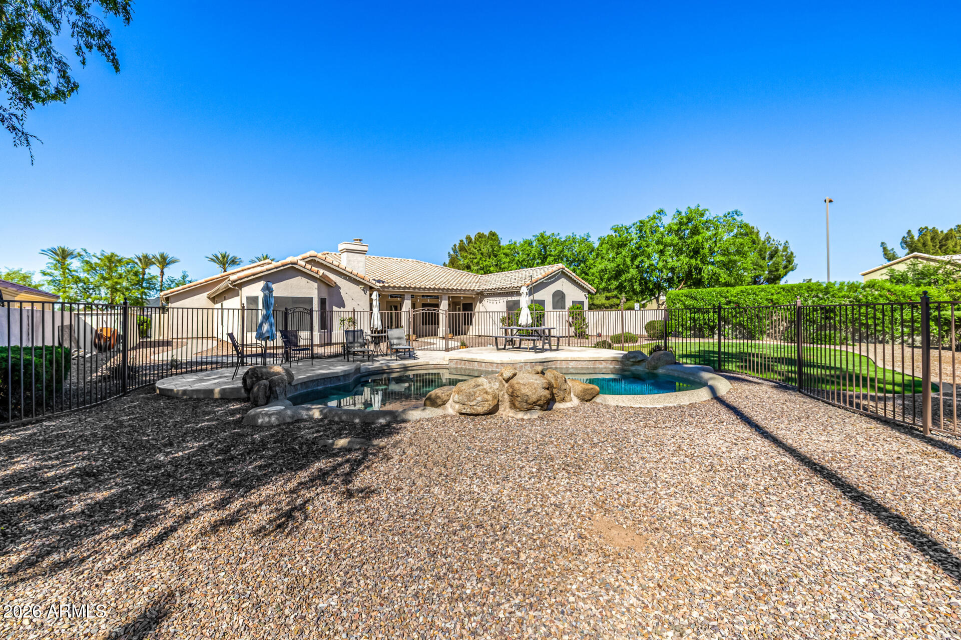 2187 East Finley Street Gilbert, AZ 85296 - Photo 74 of 89 a view of house with outdoor space and sitting area