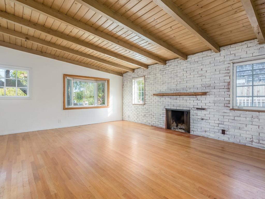 814 Weldon Road Santa Barbara, CA 93109 - Photo 3 of 19 Open Living Room w/ Fireplace