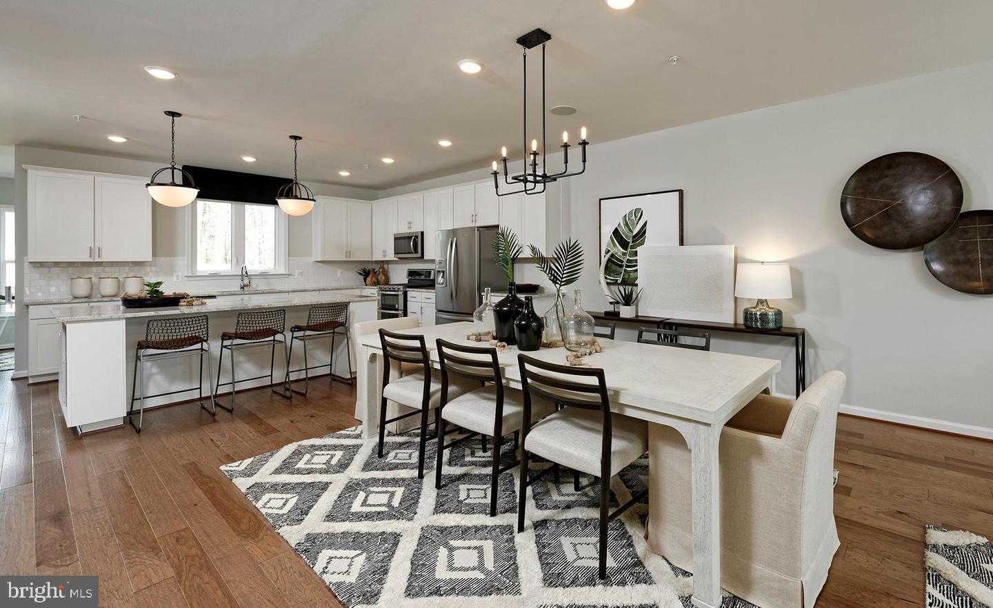 3466 Watershed Boulevard Laurel, MD 20724 - Photo 3 of 18 a view of kitchen with cabinets and wooden floor