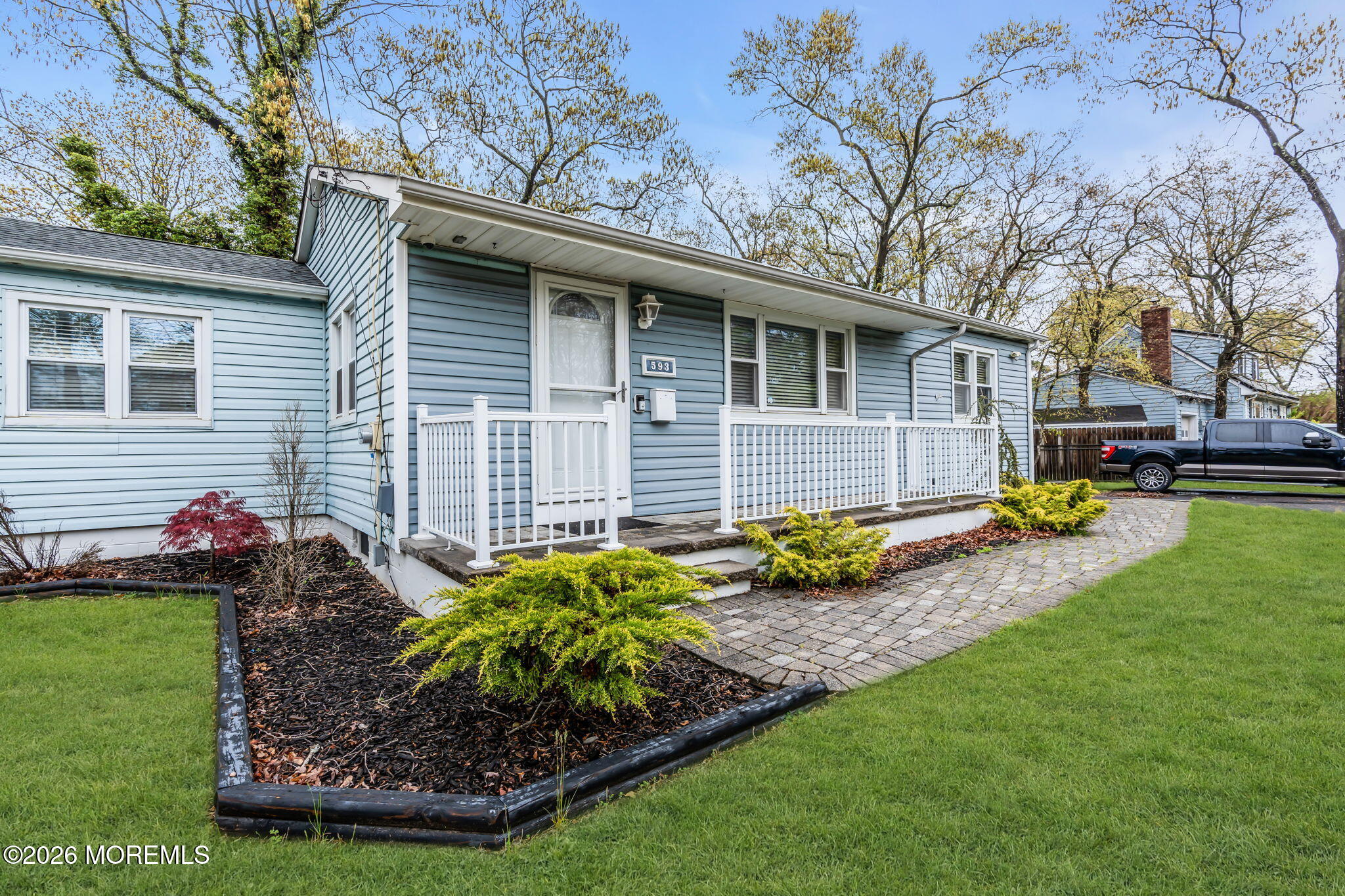 593 Beach Plum Road Brick, NJ 08723 - Photo 8 of 38 a view of a back yard of the house