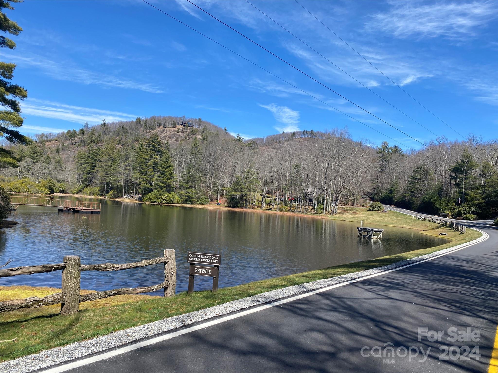 Lot C23 Roaming Road Glenville, NC 28736 - Photo 8 of 15 a view of a lake with a mountain in the background