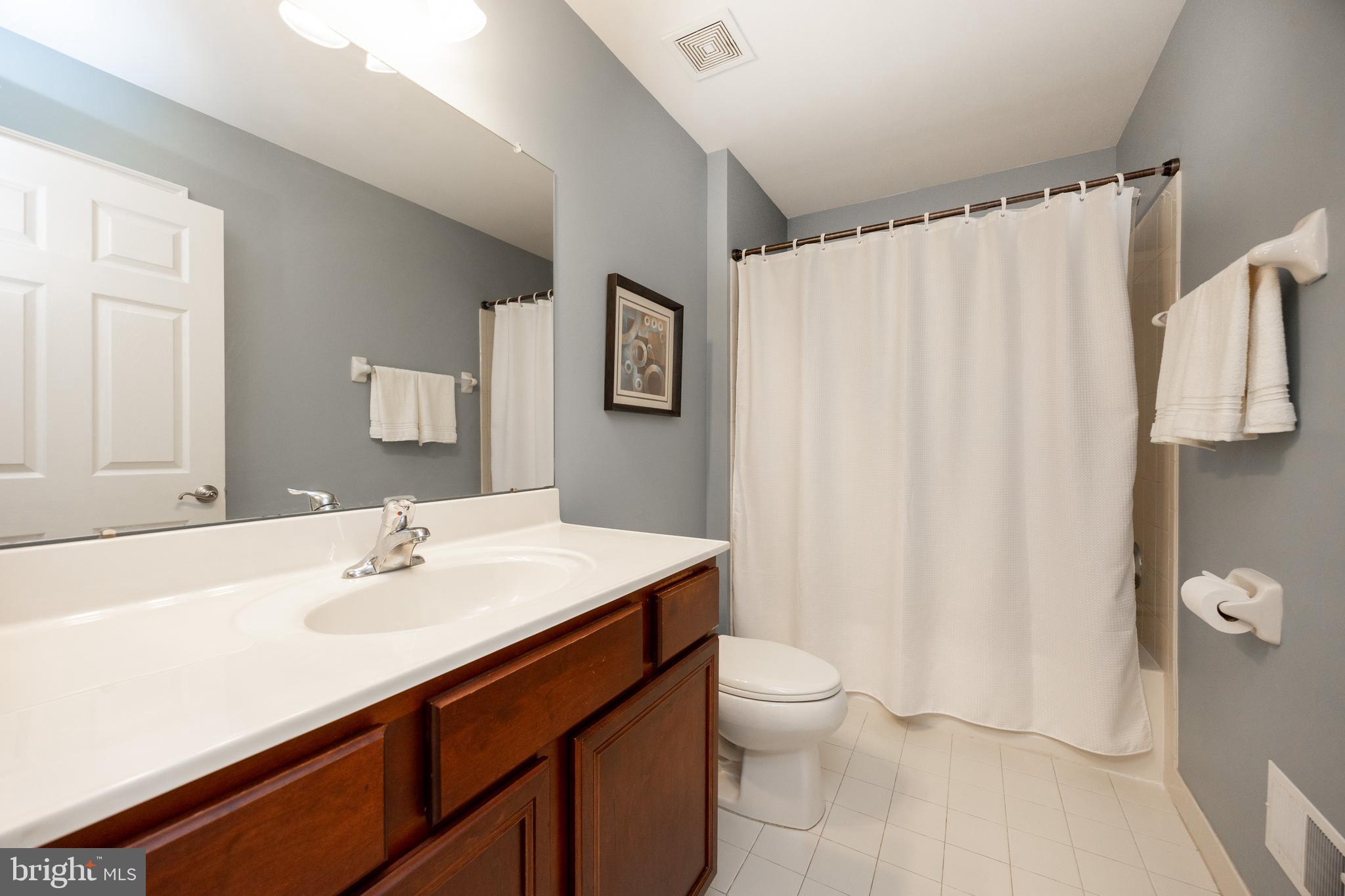 19 Granite Lane, Unit 4 Chester Springs, PA 19425 - Photo 32 of 45 a bathroom with a sink a toilet and shower curtain