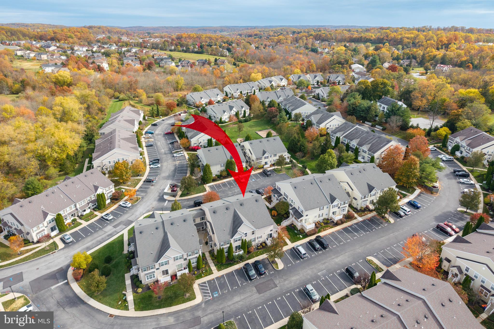 19 Granite Lane, Unit 4 Chester Springs, PA 19425 - Photo 8 of 45 an aerial view of residential houses with outdoor space