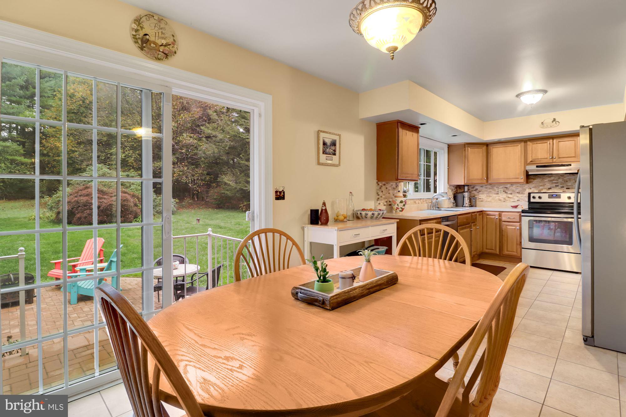 2508 Braddock Road Mount Airy, MD 21771 - Photo 8 of 30 Main level eat-in kitchen w/slider to brick patio.
