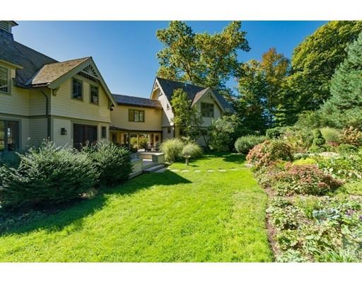 204 Nashawtuc Road Concord, MA 01742 - Photo 28 of 30 a front view of a house with garden