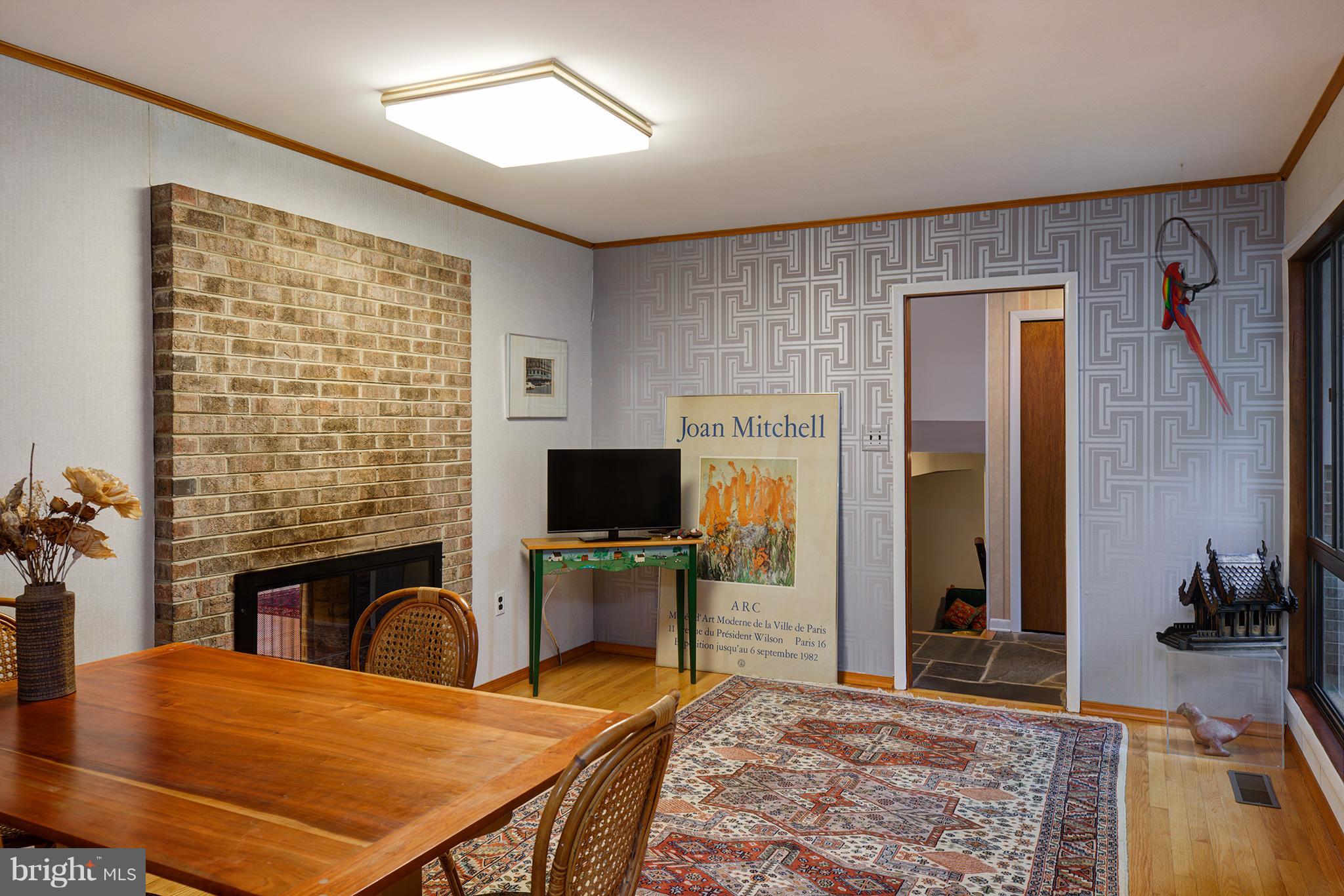 12010 Aintree Lane Reston, VA 20191 - Photo 11 of 28 Family Room/Breakfast area with Fireplace