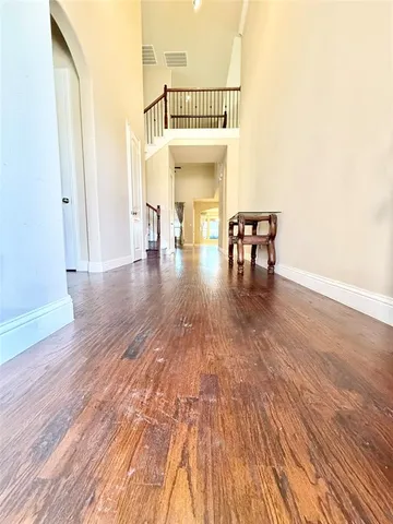 a view of livingroom with furniture and wooden floor