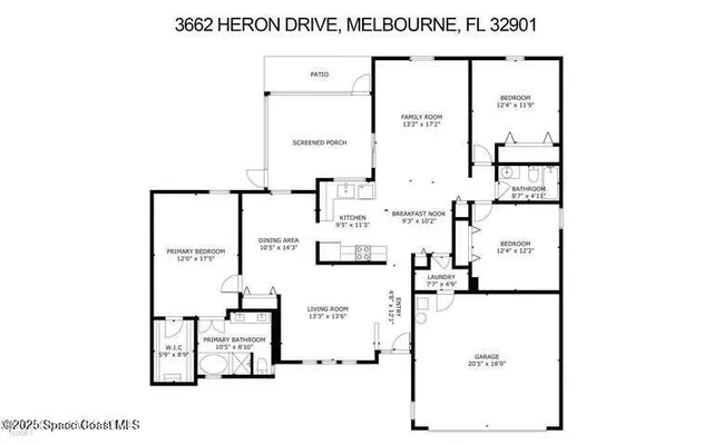 $2,200 | 3662 Heron Drive, Melbourne, FL 32901