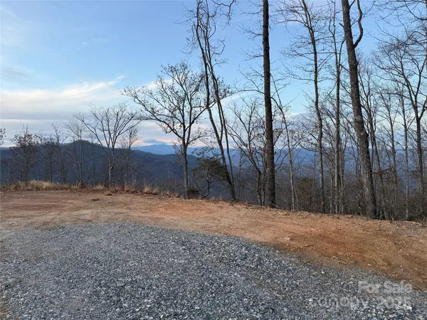 a backyard of a house with trees