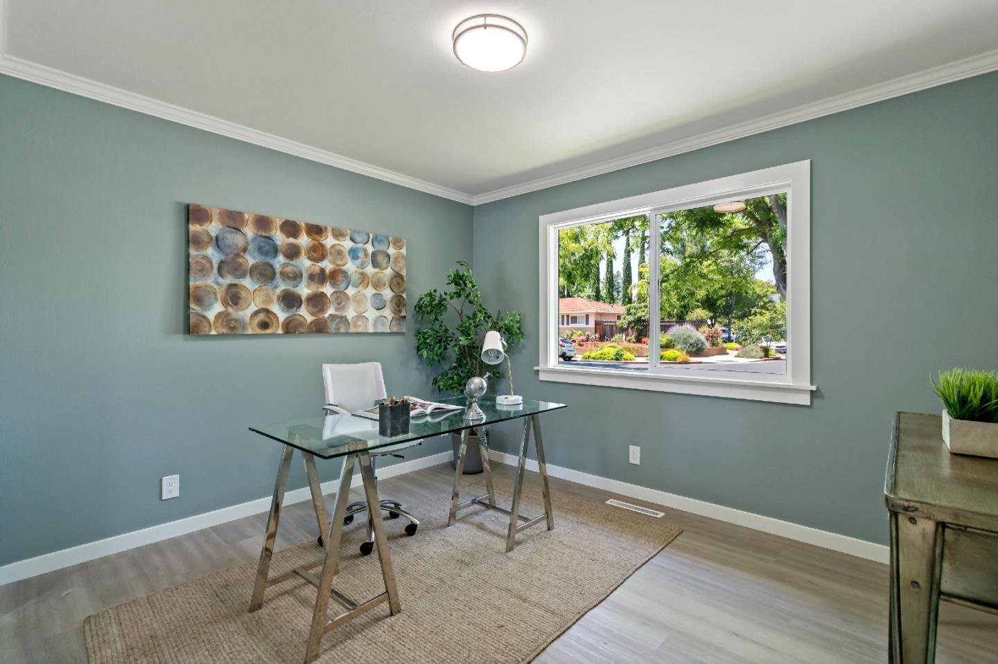 1502 Petersen Avenue San Jose, CA 95129 - Photo 20 of 56 a workspace with furniture and a window