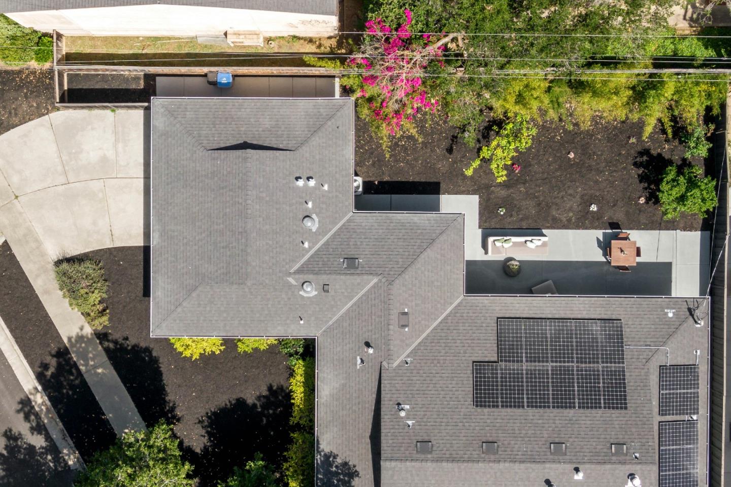 1502 Petersen Avenue San Jose, CA 95129 - Photo 52 of 56 an aerial view of a house with a yard