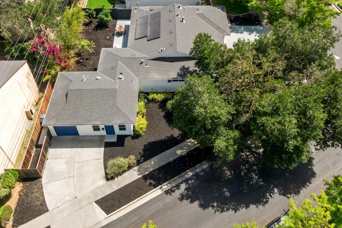 1502 Petersen Avenue San Jose, CA 95129 - Photo 54 of 56 an aerial view of a house with a yard