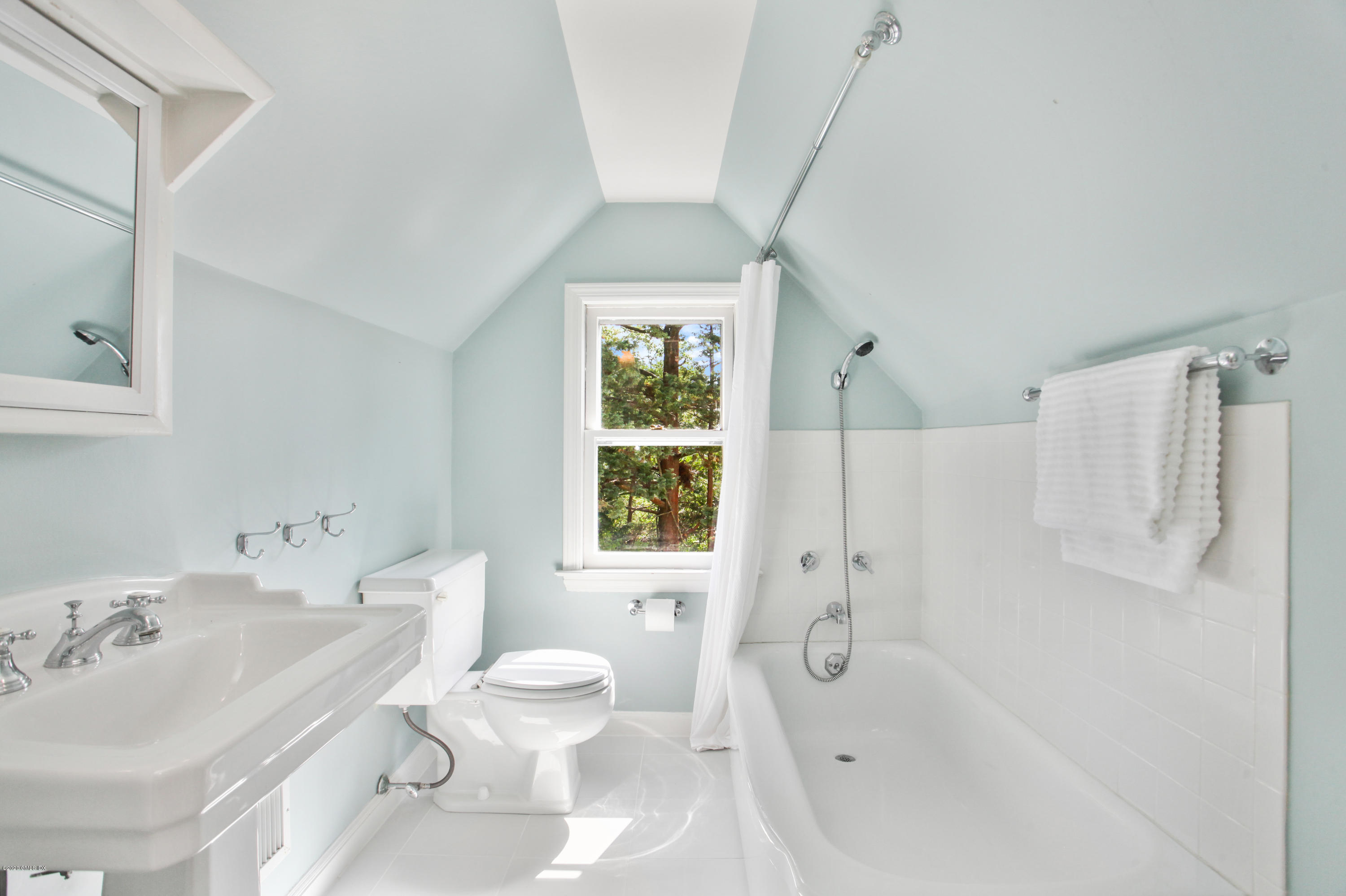 29 Weston Hill Road Riverside, CT 06878 - Photo 32 of 39 a bathroom with a sink toilet and shower