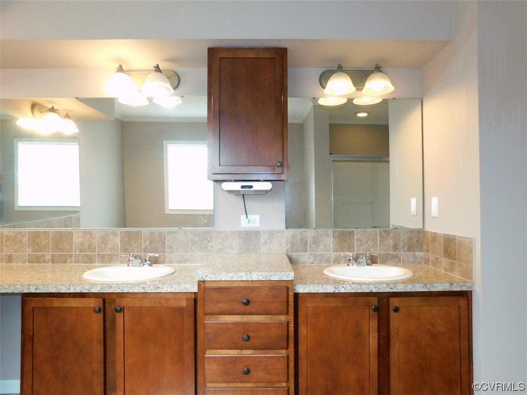 109 Jay's Road Farmville, VA 23901 - Photo 14 of 31 a bathroom with a sink and a mirror