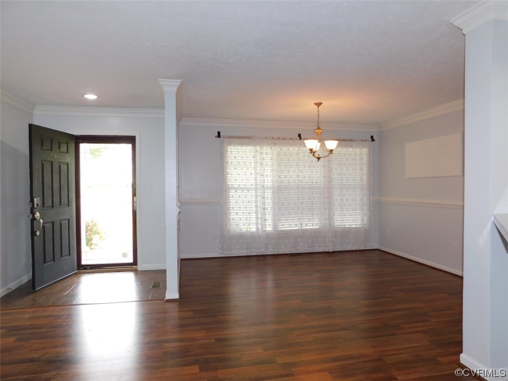 109 Jay's Road Farmville, VA 23901 - Photo 10 of 31 an empty room with wooden floor and windows