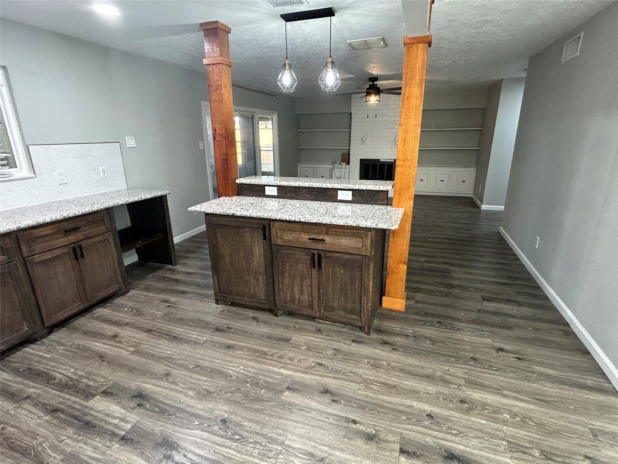 8523 Riverside Walk Lane Houston, TX 77064 - Photo 3 of 24 a view of kitchen with sink microwave and refrigerator
