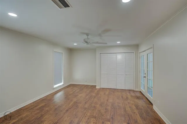 wooden floor in an empty room