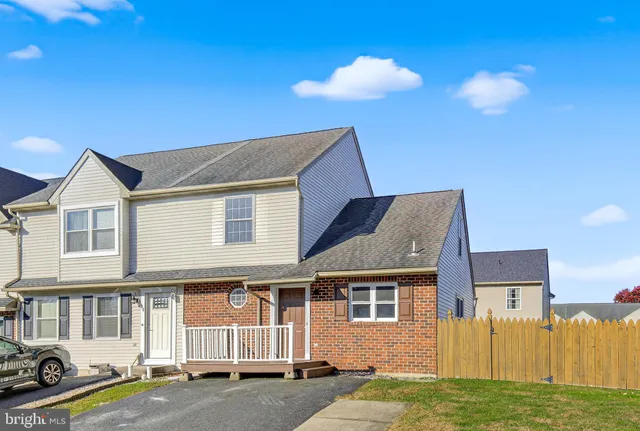 a backyard of a house