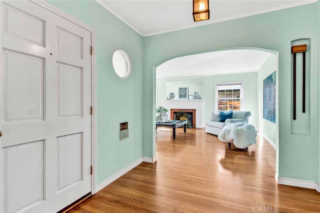 1722 North Flower Street Santa Ana, CA 92706 - Photo 4 of 25 a view of livingroom with furniture and wooden floor