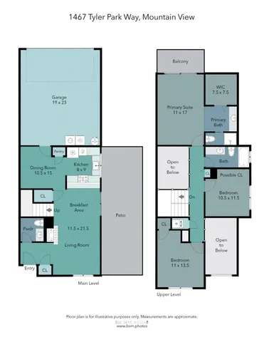 $1,649,000 | 1467 Tyler Park Way, Mountain View, CA 94040