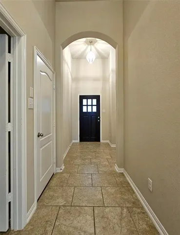 a view of an entryway door