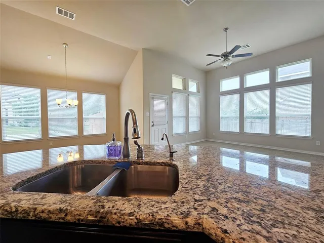 a view of a deck with a patio