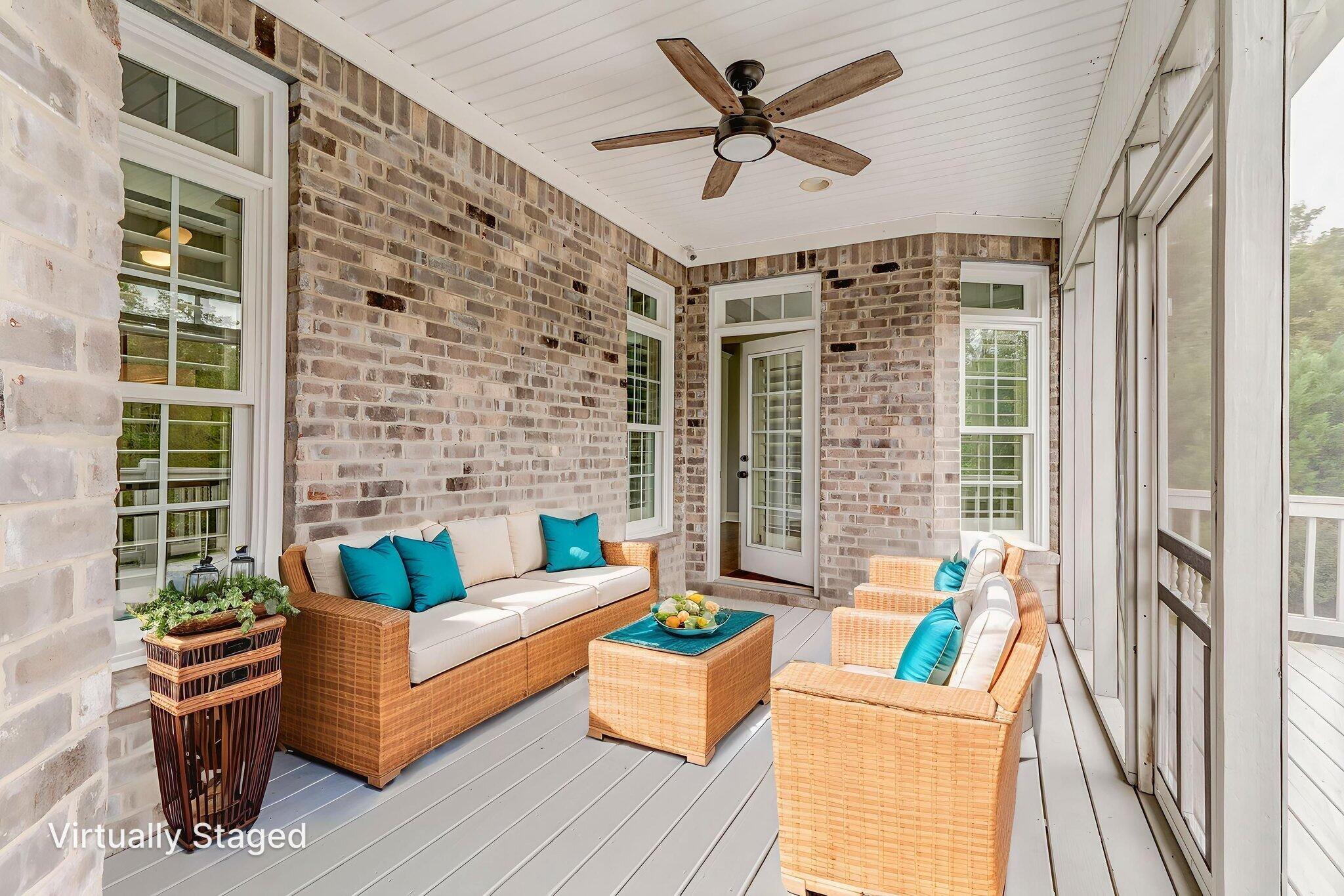 220 Lenox Road Calhoun, GA 30701 - Photo 51 of 59 Screened porch staged