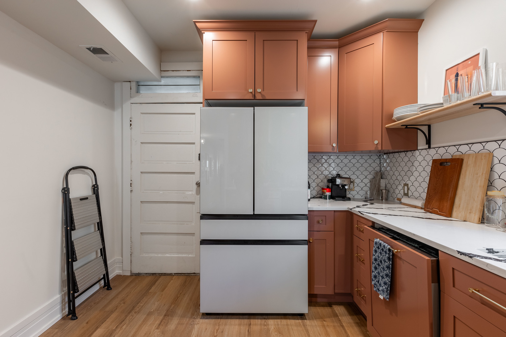 Undisclosed Address Chicago, IL 60647 - Photo 29 of 42 a kitchen with a refrigerator sink and cabinets
