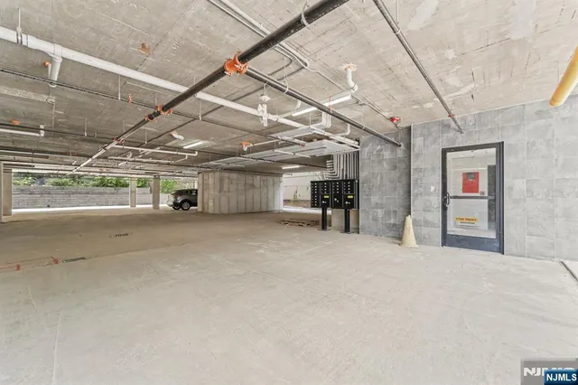 a view of a room with refrigerator