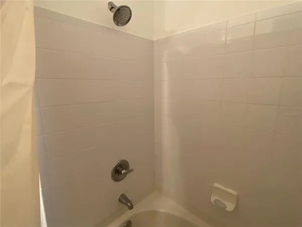 a close up of a shower