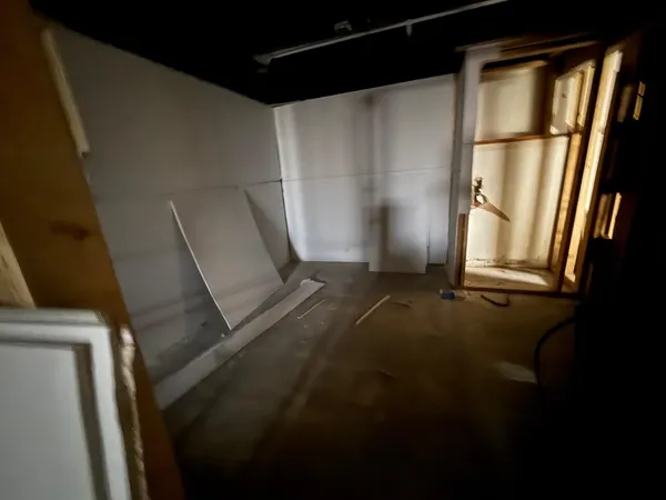 a view of empty room