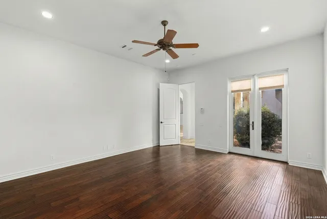 a view of an empty room