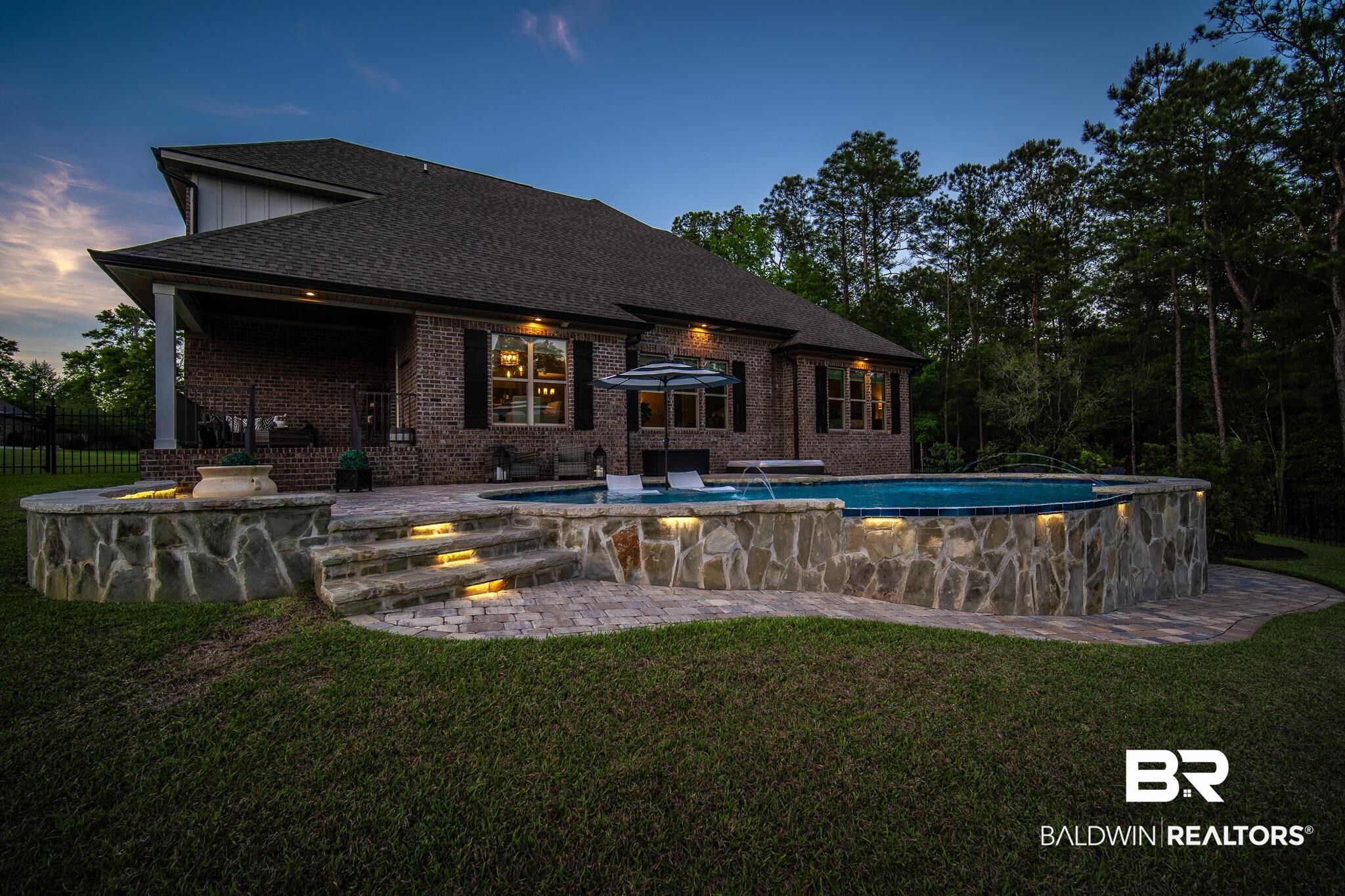 8664 Danube Court Daphne, AL 36526 - Photo 38 of 50 Custom lighting at pool