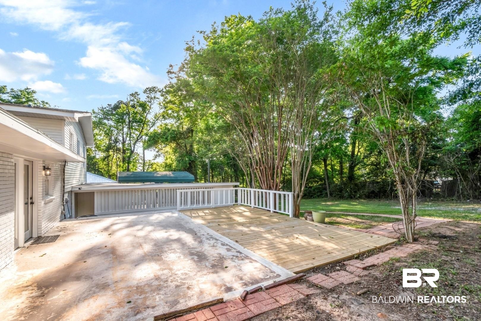 115 Pineridge Road Daphne, AL 36526 - Photo 29 of 34 View of patio / terrace featuring a wooden deck