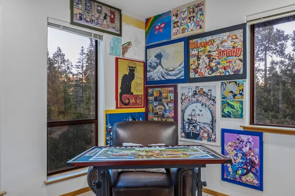 a view of a storage room